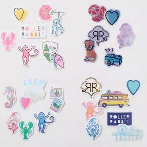 🩷🩵Roller Rabbit x Target 28 Count Sticker Set